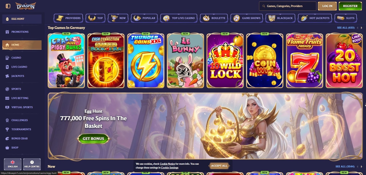 DivaSpin Casino Casino