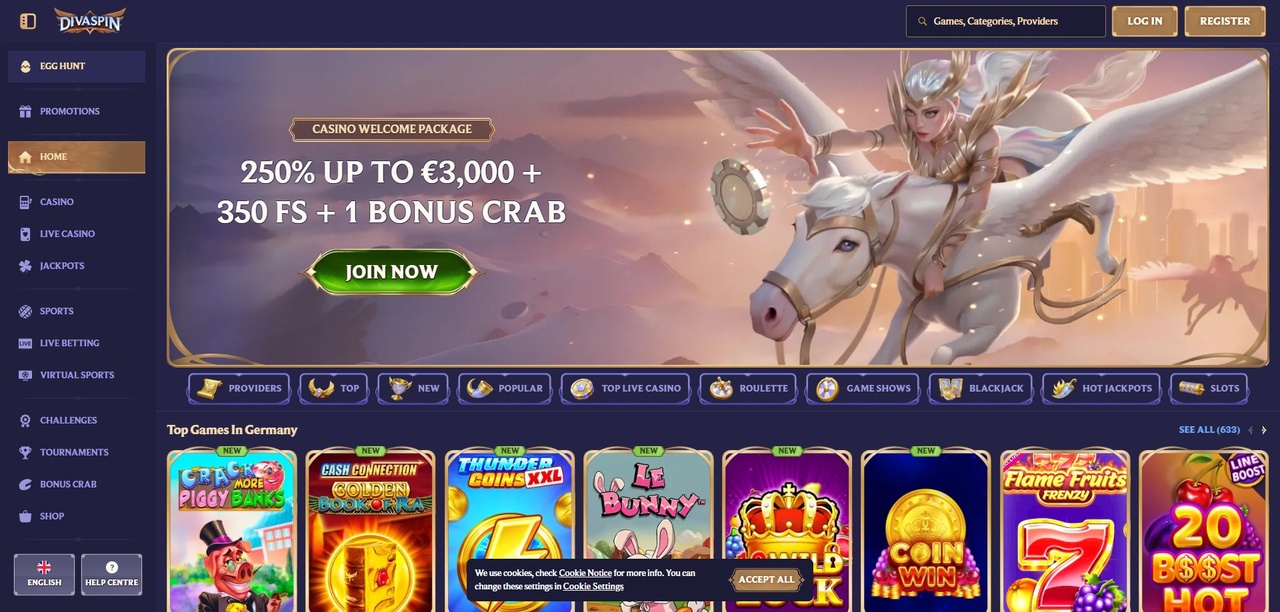 DivaSpin Casino Casino